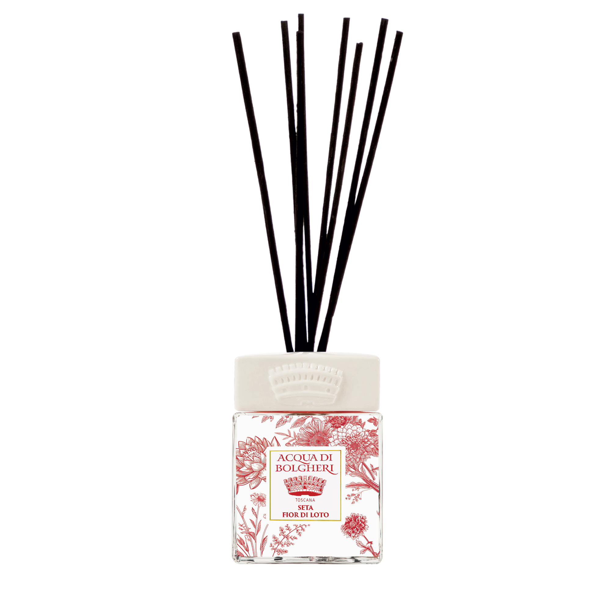 Diffusore per ambiente Seta Fior di Loto 100ml — Acqua di Bolgheri